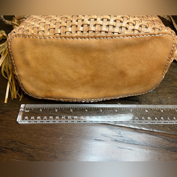 Patricia Nash Castelli Woven Leather Crossbody Shoulder Bag - Picture 11 of 11